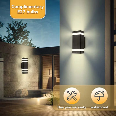 LED Outdoor Decor Wall Light: Waterproof Sconce Lamps for External Stairs Lighting, Bedroom, Living Room