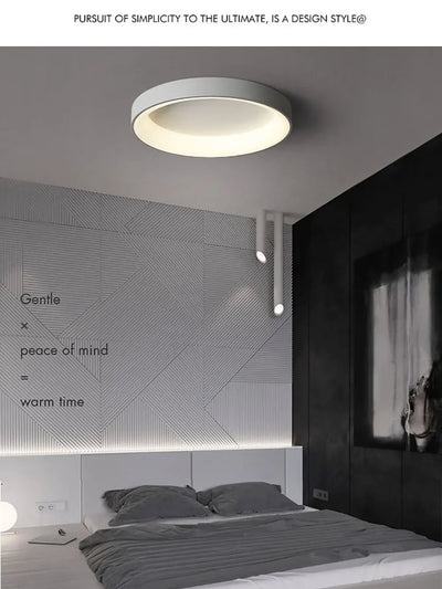 Nordic Modern LED Ceiling Light – Sleek Round Fixture for Indoor Spaces