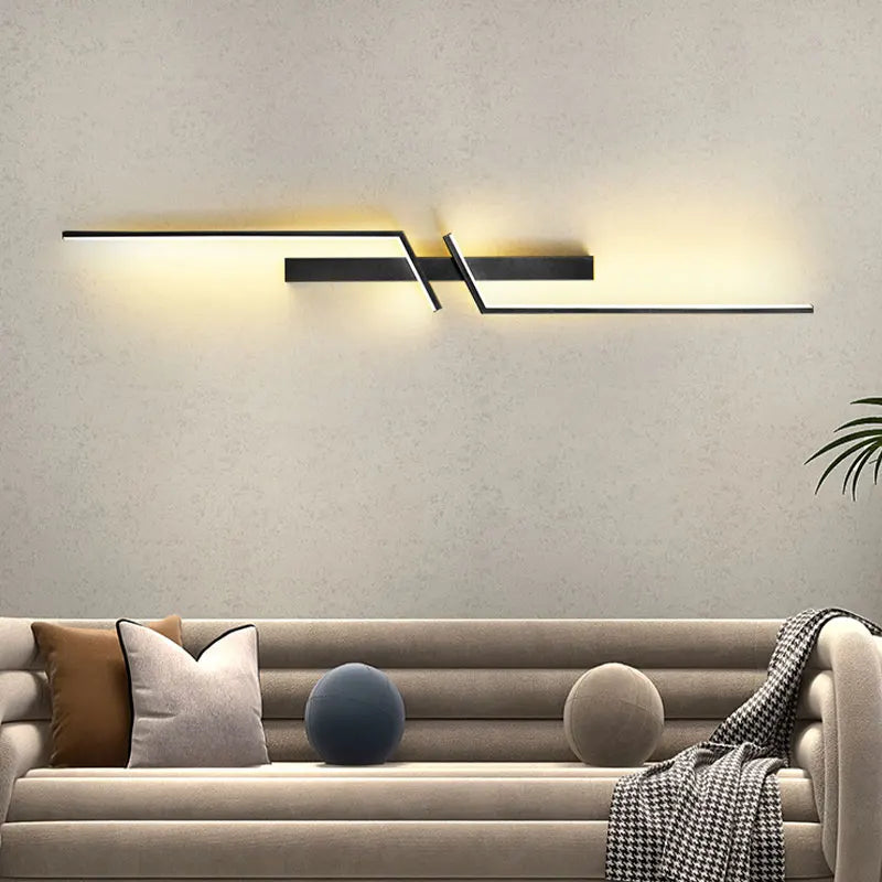 Indoor LED Wall Lamps - Modern Black LED Wall Lights for Versatile Home Decor