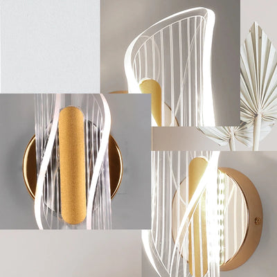 Acrylic LED Wall Lamp: Luxurious Modern Lighting for Home, Bathroom, Hotel, Living Room Decoration