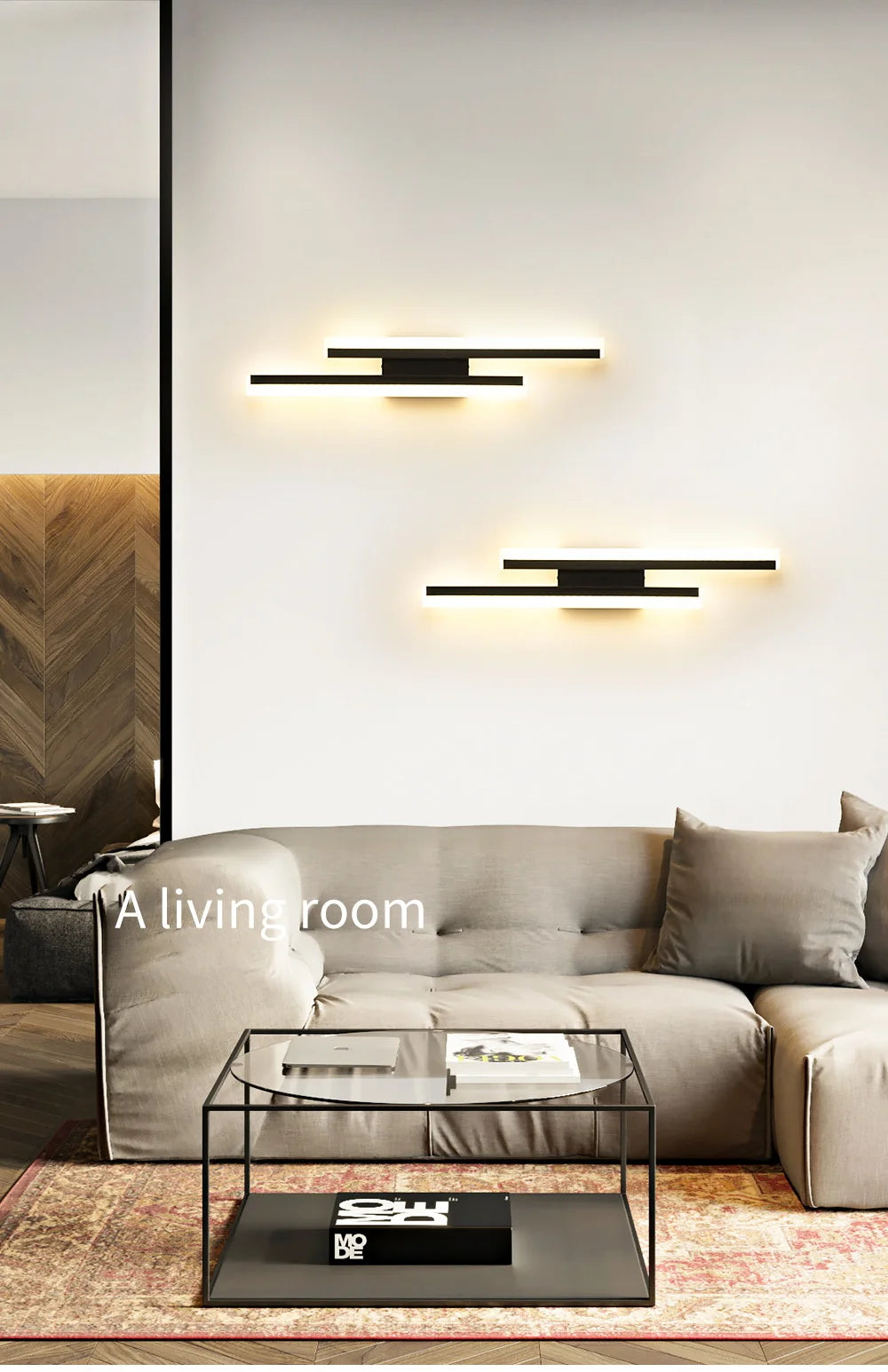 Modern LED Wall Light – Stylish Sconce for Living Rooms, Stairs, and Corridors