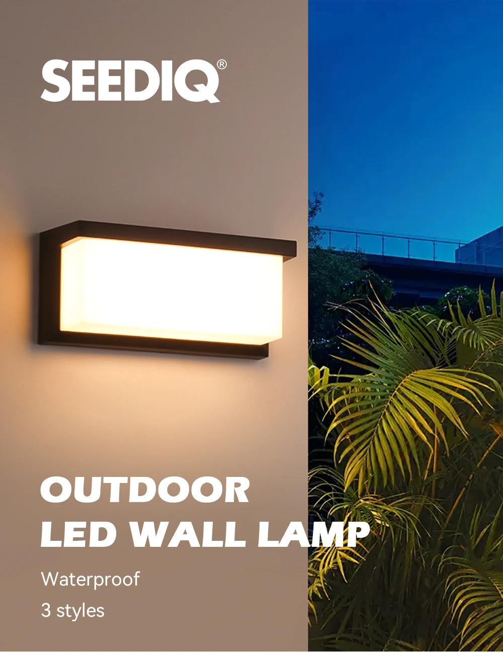 Waterproof Outdoor LED Wall Light – 24W Modern Exterior Lamp