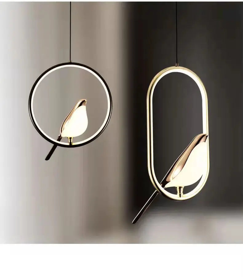 Nordic LED Golden Bird Wall Lamp – Stylish Indoor Sconce for Any Room