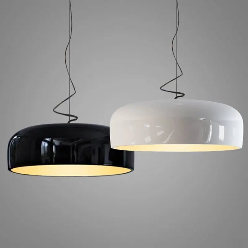 Nordic LED Pendant Lights Round Hanging Chandelier Lighting for Dining Room, Kitchen Suspension, and Lustre