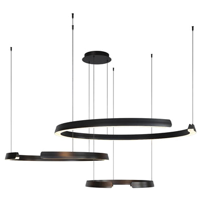 Modern Simple Circular Pendant Lamp - Stylish Lighting Fixture for Living and Dining Rooms