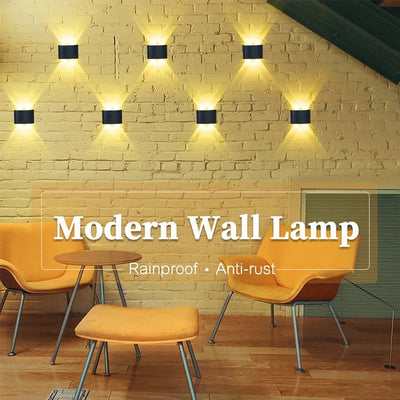 Modern IP65 Waterproof LED Wall Lamp for Outdoor Lighting - Up Down Wall Lights