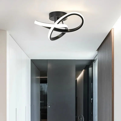 Sleek LED Aisle Ceiling Lights - Contemporary Nordic Home Lighting for a Stylish Glow