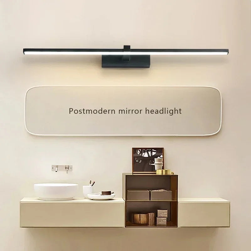 Modern LED Wall Light For Study Bedroom Bedside Hardwares Wall Lamp Bathroom Mirror Line Lamp