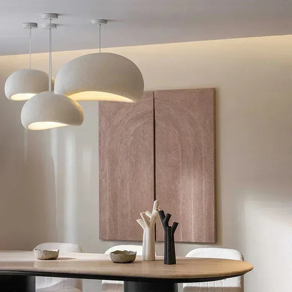Nordic Wabi Sabi LED Pendant Light – Modern Chandelier for Living and Dining Spaces - Eco Luxe Décor