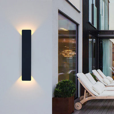 Sleek LED Indoor/Outdoor Wall Lamps - Stylish Illumination for Garden and Any Space