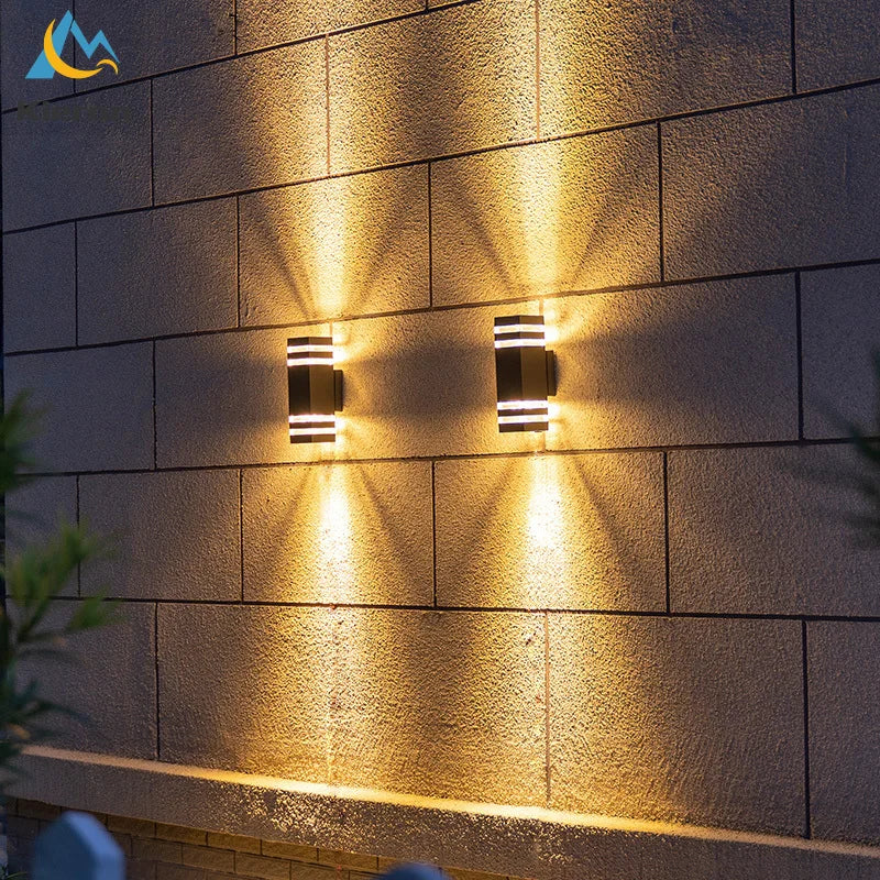 Modern Waterproof LED Wall Lamp - Stylish Lighting Fixture for Bedroom, Living Room, Study, and Restaurant Decor