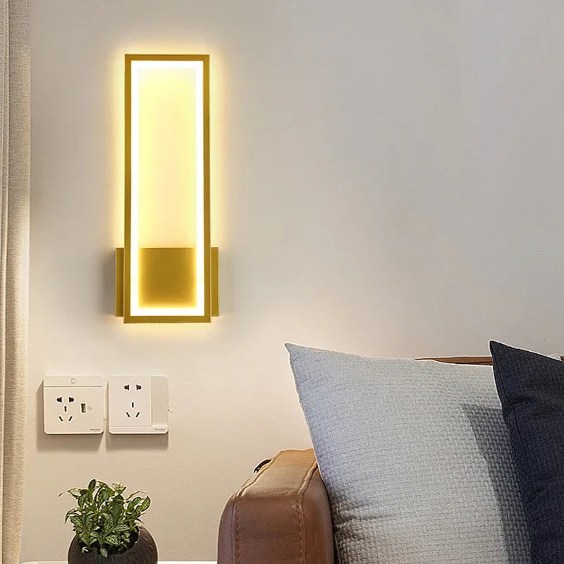 27W Modern Minimalist Sconce Nordic LED Wall Lamp