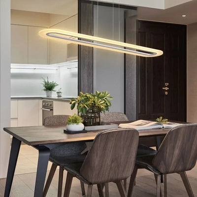 Modern Minimalist LED Pendant Lights: Dimmable Perfect for Kitchen Tables, Dining Rooms Stylish Chandelier