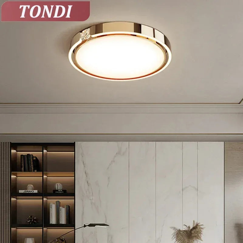 Nordic LED Diamond Ceiling Light - Luxurious Indoor Lighting for Livin ...