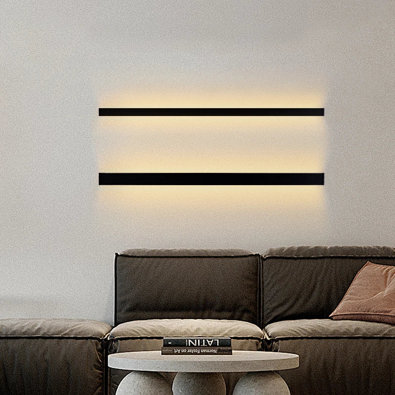 Illuminate Your Space with Modern Long Strip LED Wall Lamp Sconce indo Decor