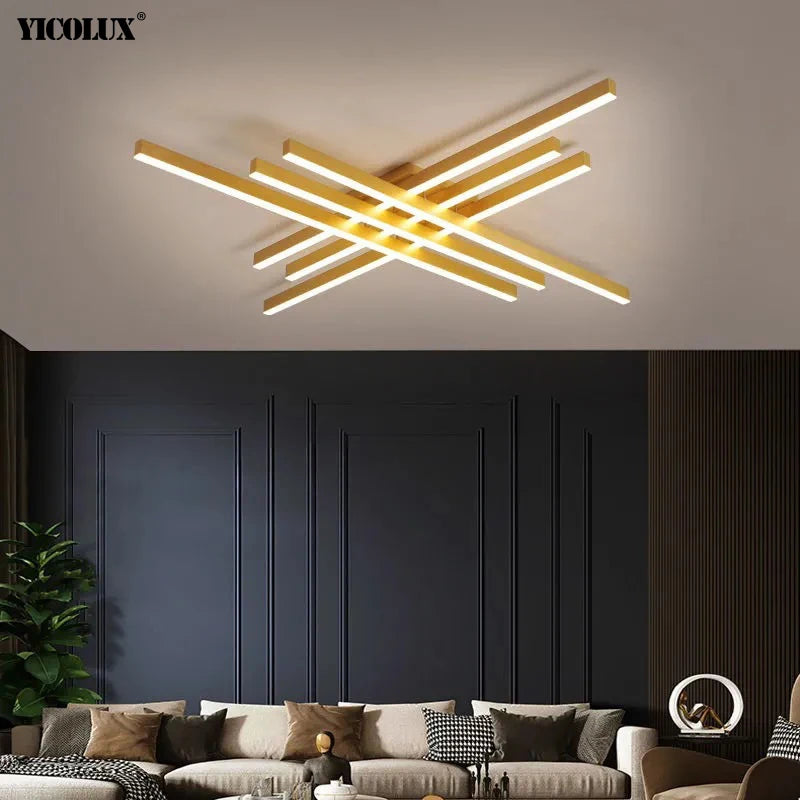 Simple Dimmable Modern LED Chandelier Lights for Living, Dining Room, Bedroom, Villa, Apartment, Hall, Kitchen