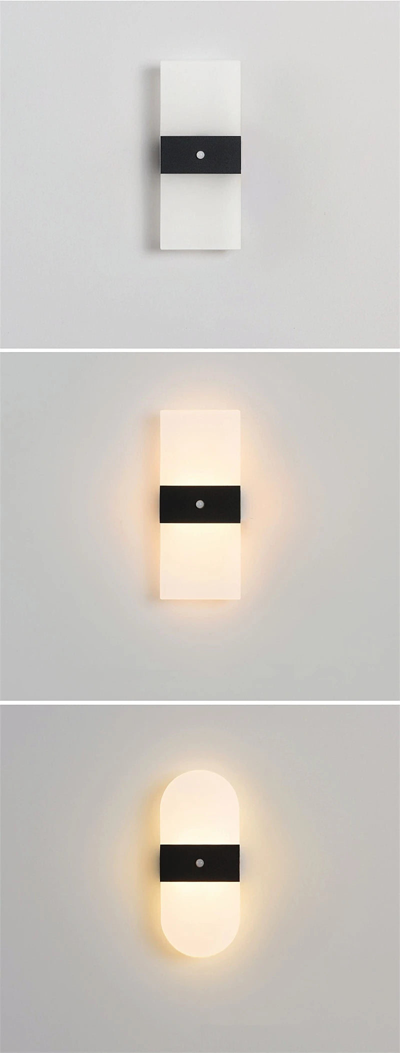 Motion Sensor Wireless LED Wall Lamp – Versatile Indoor Lighting Solution