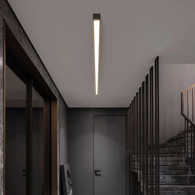 Modern Surface Mounted LED Linear Ceiling Lights: Simple Style for Walkways, Balconies, Bedrooms, Dining Rooms, Living Rooms