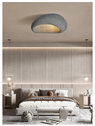 Nordic Minimalist Wabi Sabi LED Ceiling Lamp Bedroom & Living Room Light, Lampara Techo Ceiling Fixture