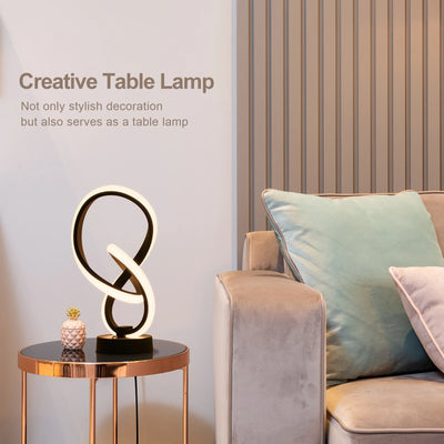 Modern LED Table Lamp - Warm White Dimmable Touch Night Light for Home Decor