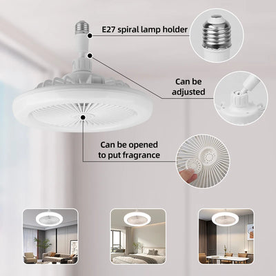 Smart Ceiling Fan with Light – Modern LED Fan with Remote Control