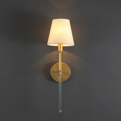 Traditional Brass Wall Lamp - Elegant Bedroom, Bathroom, and Living Room Lighting
