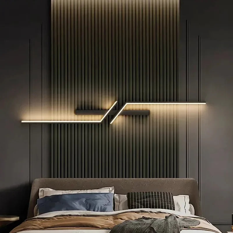 Modern LED Bedside Wall Lamp for Living Room, Bedroom, Stairs, TV Background - Minimalist Interior Wall Light