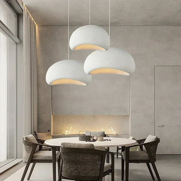 Nordic Wabi Sabi Wind Pendant Lamp for Living Dining Room Bar Home Decor Hanging Chandelier Bedroom Loft Art Lighting Fixture - Eco Luxe Décor