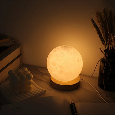 Spherical Table Lamp LED Bedside Lamp Warm Warm Bedroom Nightlight Simple Atmosphere Lamp