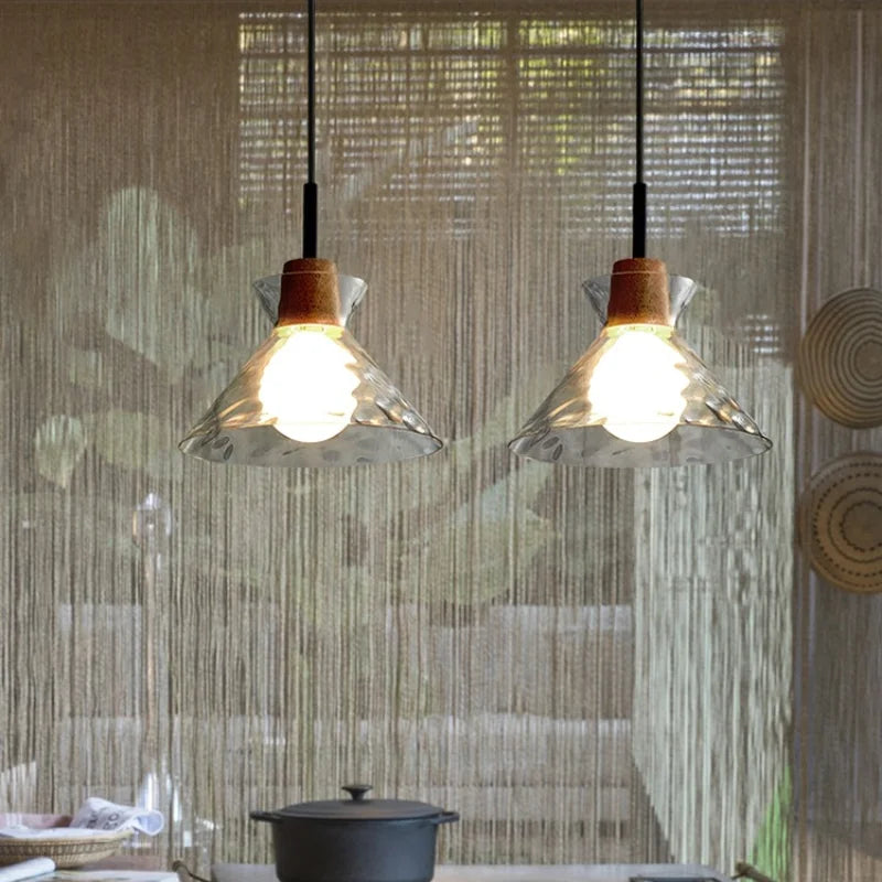 Modern Clear Glass Pendant Lamp - Versatile Lighting for Every Space