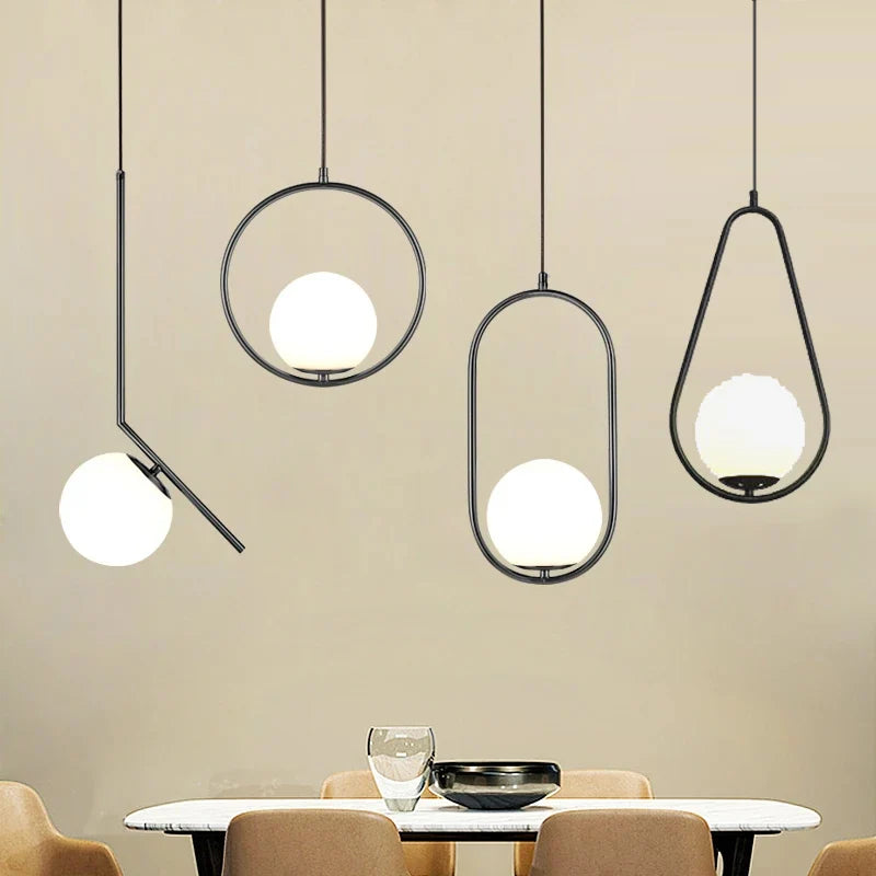 Modern Pendant Light: Perfect for Living Room, Dining, Kitchen, Bedroom - Nordic Style Ceiling Chandelier