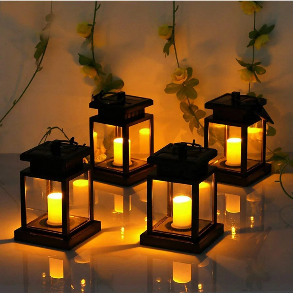 Bathe Your Garden in Warm Glow: Solar Candle Lanterns (2/4 Pack)