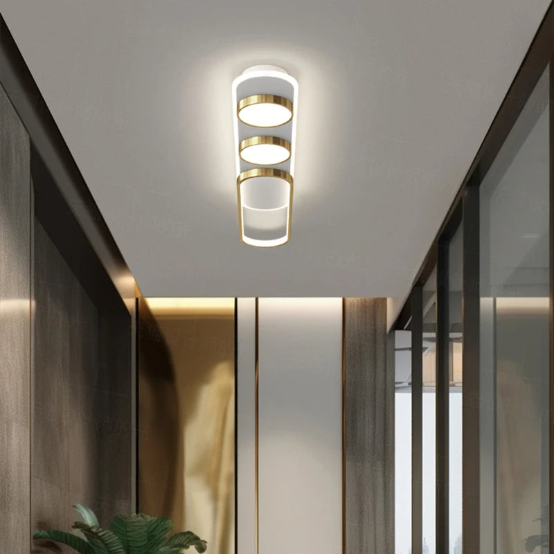 Modern LED Ceiling Light - Nordic Style for Bedroom, Study, Foyer & More