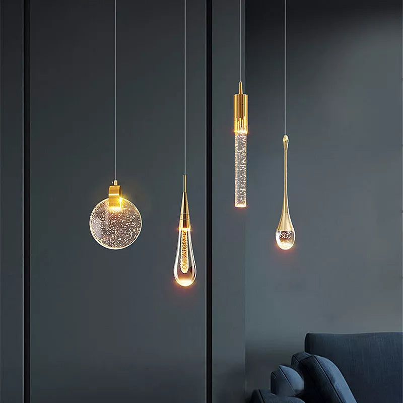 Modern Bubble Crystal Pendant Lights: Ideal for Dining Room, Bedroom, Shop, Bar, Cafe, Home Decoration