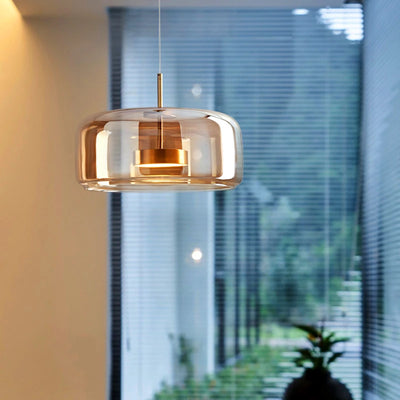Modern Glass Pendant Lamp LED Chandeliers for Kitchen, Restaurant and Dining Area