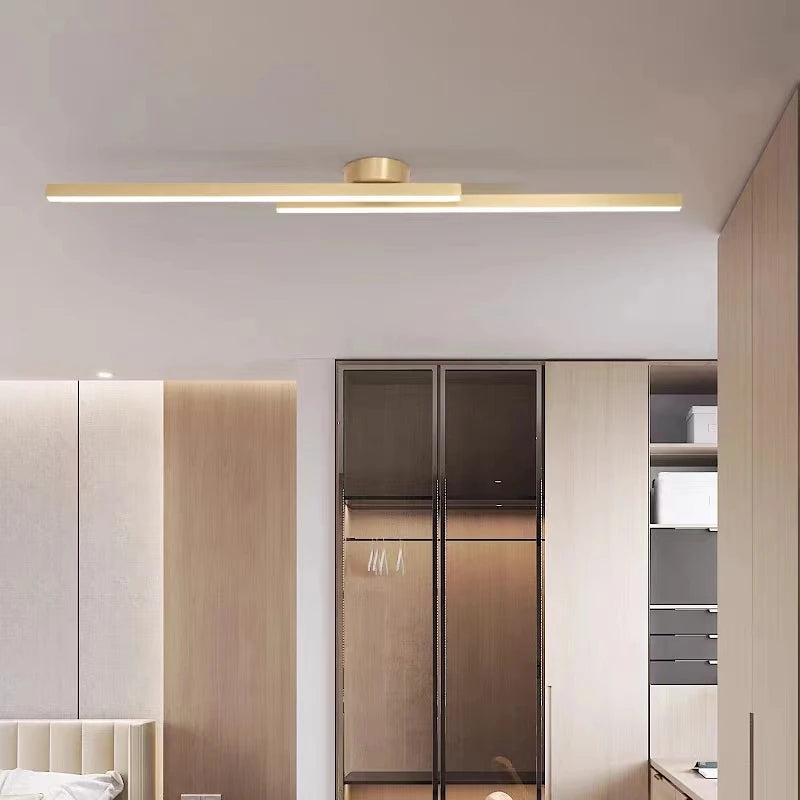 Led Ceiling Lamps Modern Strip Aisle Ceiling Chandelier Corridor Simple Indoor Light Home Lighting