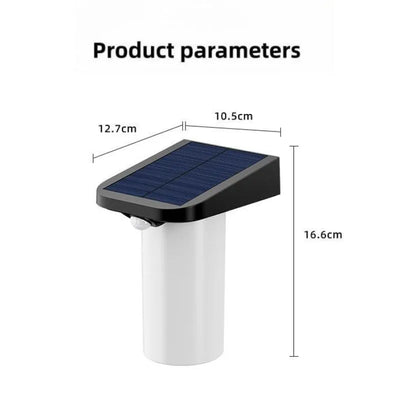 LED Solar Lights Outdoor with Motion Sensor - IP65 Solar Garden Lamp for Fence and Outdoor Lighting