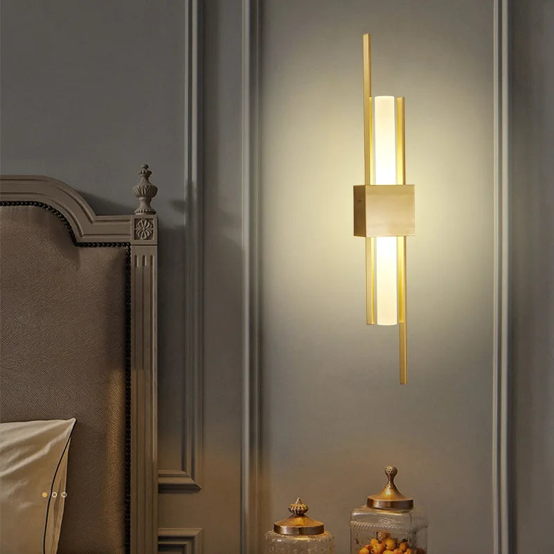 Modern LED Wall Lamp with Remote Control - Versatile Indoor Lighting Fixture for Various Spaces