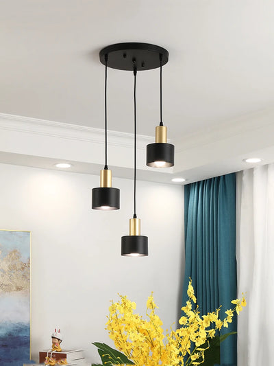 Nordic Three-Head Modern Restaurant Chandelier: Ideal for Bars, Dining Areas, and Cafés