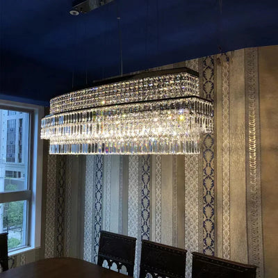 Classic Creative Luxury Crystal Chandelier - Elegant Pendant Lights Bedroom and Living Room Area