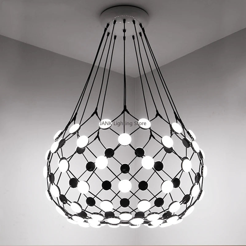 Modern LED Living Room Pendant Light - Minimalist Creative Art Restaurant Chandelier