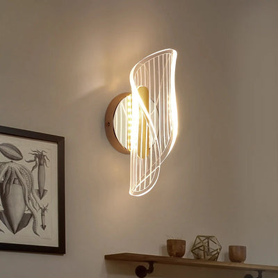 Gold Nordic Style LED Wall Lights: Indoor Lighting for Home, Bathroom, Hotel, Living Room