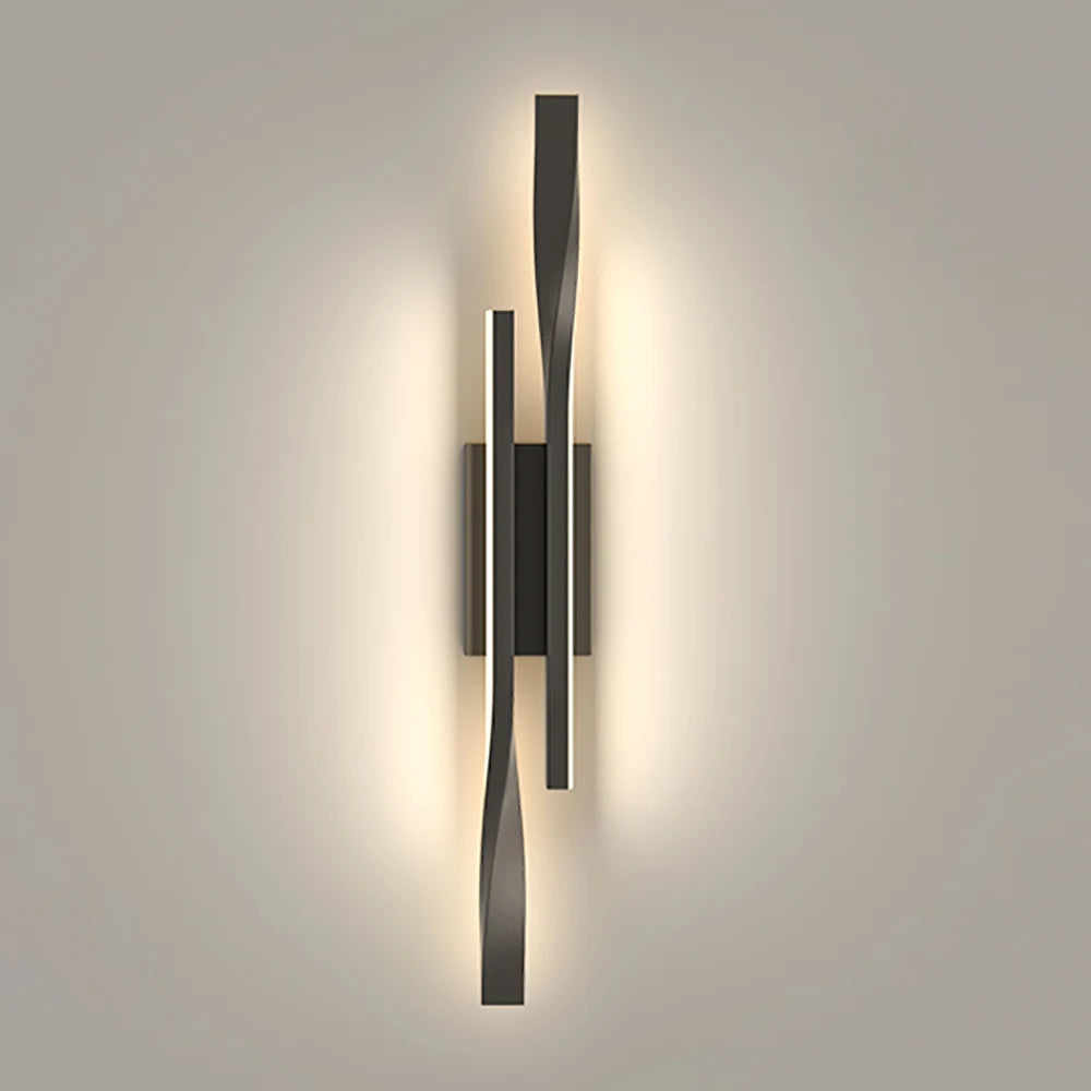 Long Strip Wall Lamp Luxury Lighting for Bedroom, Bedside, and Modern Nordic Living Room TV Wall