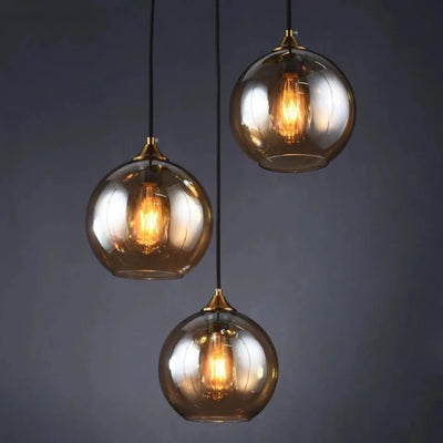 Nordic Modern LED Pendant Lamp: Stylish Glass Lighting Fixtures for Restaurant, Living Room, Bedroom