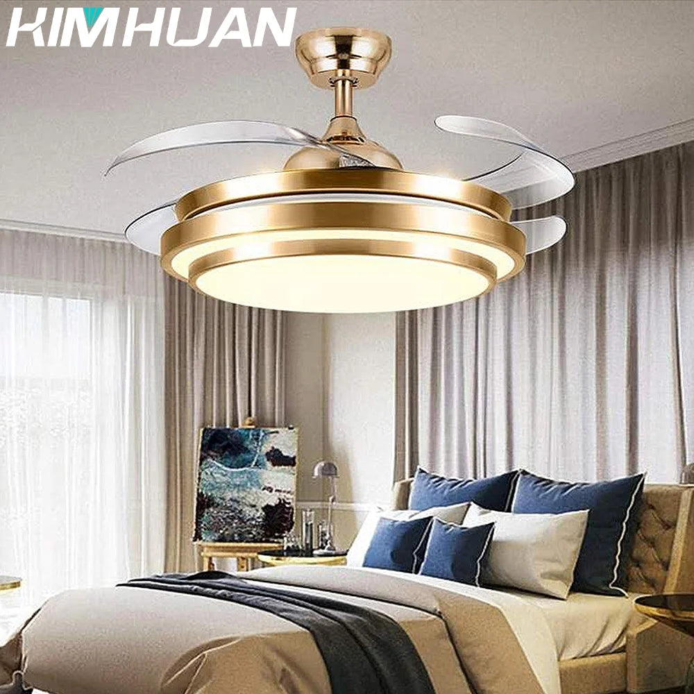 Modern Ceiling Fan with LED Light – Effortless Elegance and Comfort