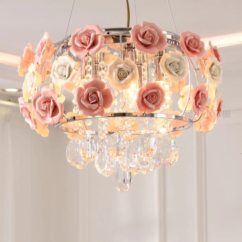 Elegant Crystal Chandelier - Illuminate Your Space with Modern Sophistication