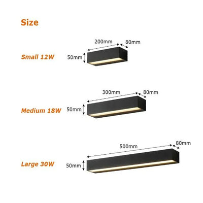 IP65 LED Waterproof Wall Lamps - Modern Outdoor Lighting Solution for Courtyard, Porch, and More