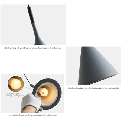 Modern LED Pendant Lights - Suitable for Kitchen Islands, Bedrooms, Dining Rooms, and More