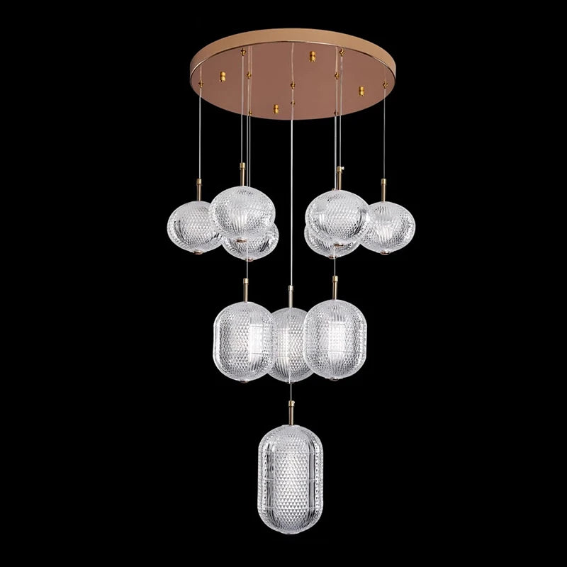 Modern LED Pendant Light Lamps for Staircase Chandeliers