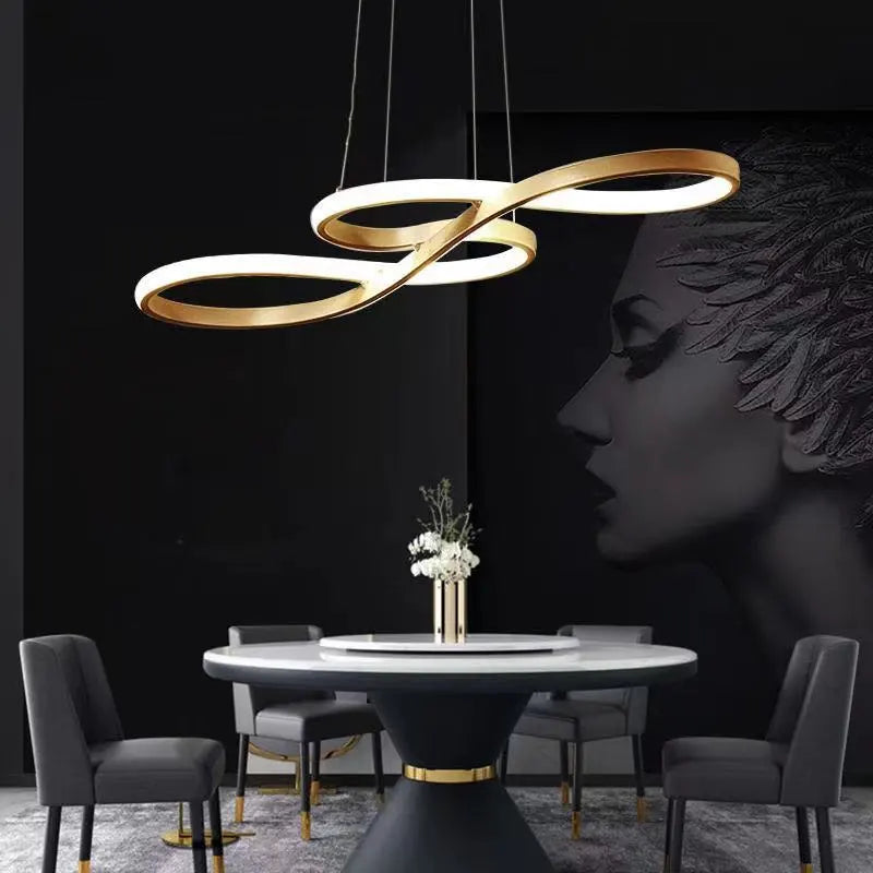 Modern LED Chandelier Creative Nordic Dining Room Pendent Lights for Dining, Study, and Bedrooms